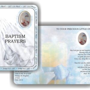 Baptism prayer booklet