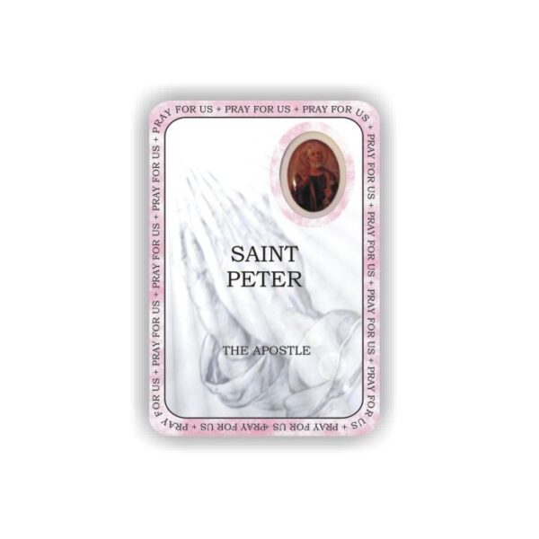 Saint Peter - Apostle (prayer card)