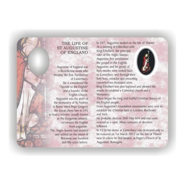 Saint Augustine of England prayer booklet - Image 2