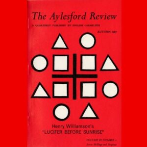 The Aylesford Review IX Vol 1