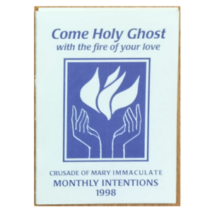 Come Holy Ghost Prayer Card