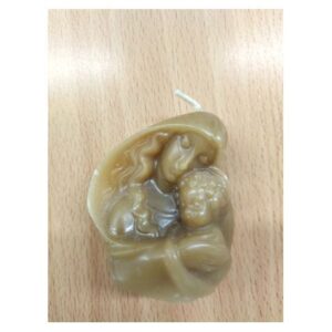 Our Lady and Infant Child Beeswax Candle