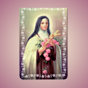St Thérèse of Lisieux prayer card