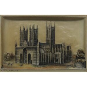 Lincoln Cathedral Vintage Wall Hanging