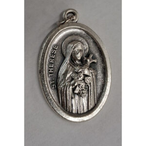 Saint Thérèse of Lisieux Oxidised Medal