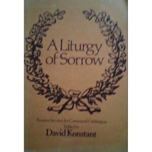 A Liturgy of Sorrow - Vintage Book
