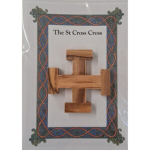 St Cross Cross Olive Wood Holding Cross