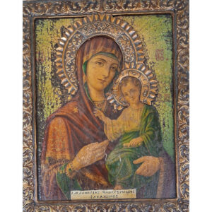 Virgin Mary and Infant Jesus vintage picture