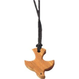Small Olive Wood Dove on Cord